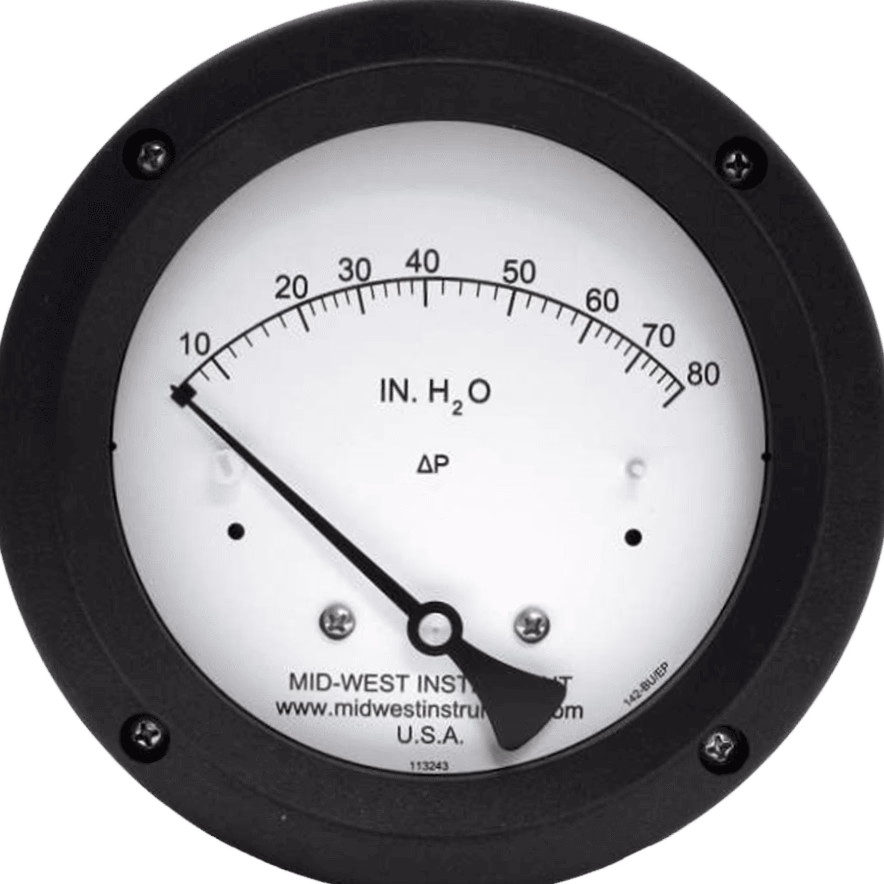 Mid West Instrument Model 114 Diaphragm Gauge 4.5 Inch Image by CMC