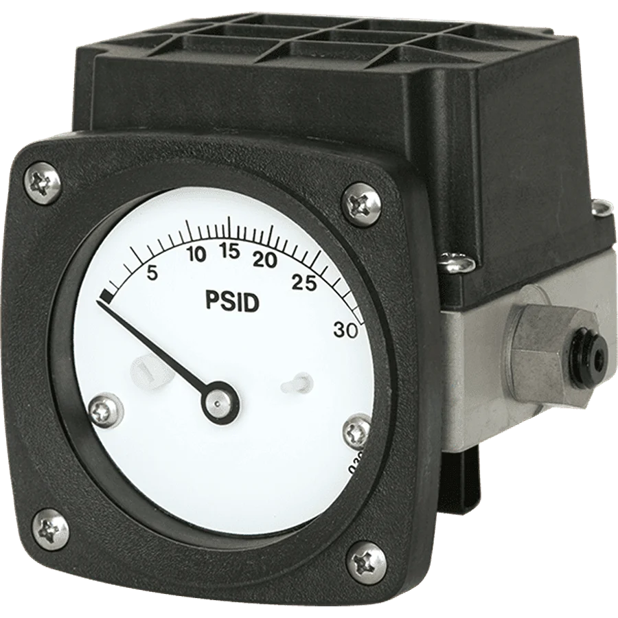 Mid west model 121 piston type gauge 2.5 inch with switch cover image by cmc