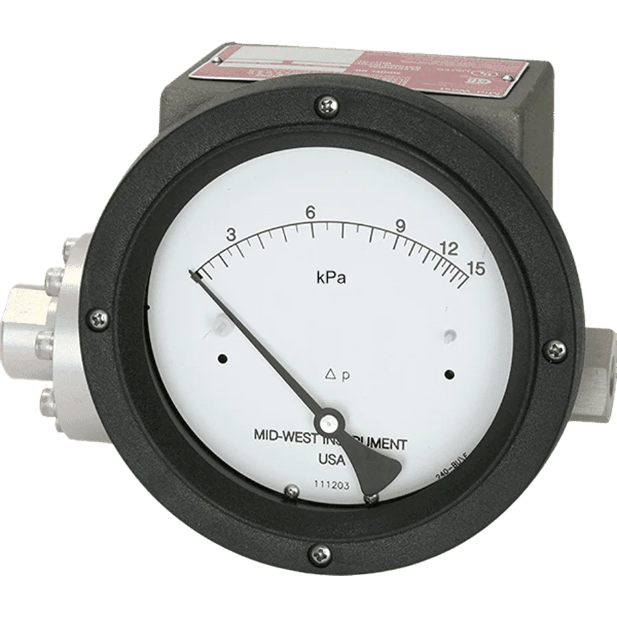 Model 240 diaphragm type gauge for hazardous locations front view image by cmc